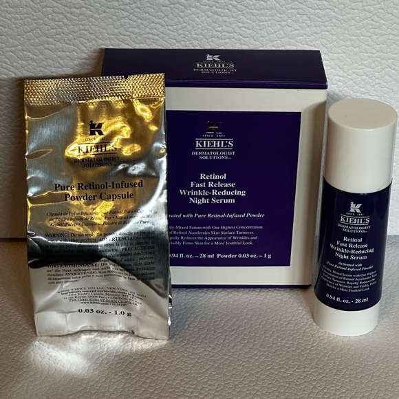 🆕 KIEHL’S Retinol Fast Release Wrinkle-Reducing Night Serum NIB / Sealed - Picture 2 of 9